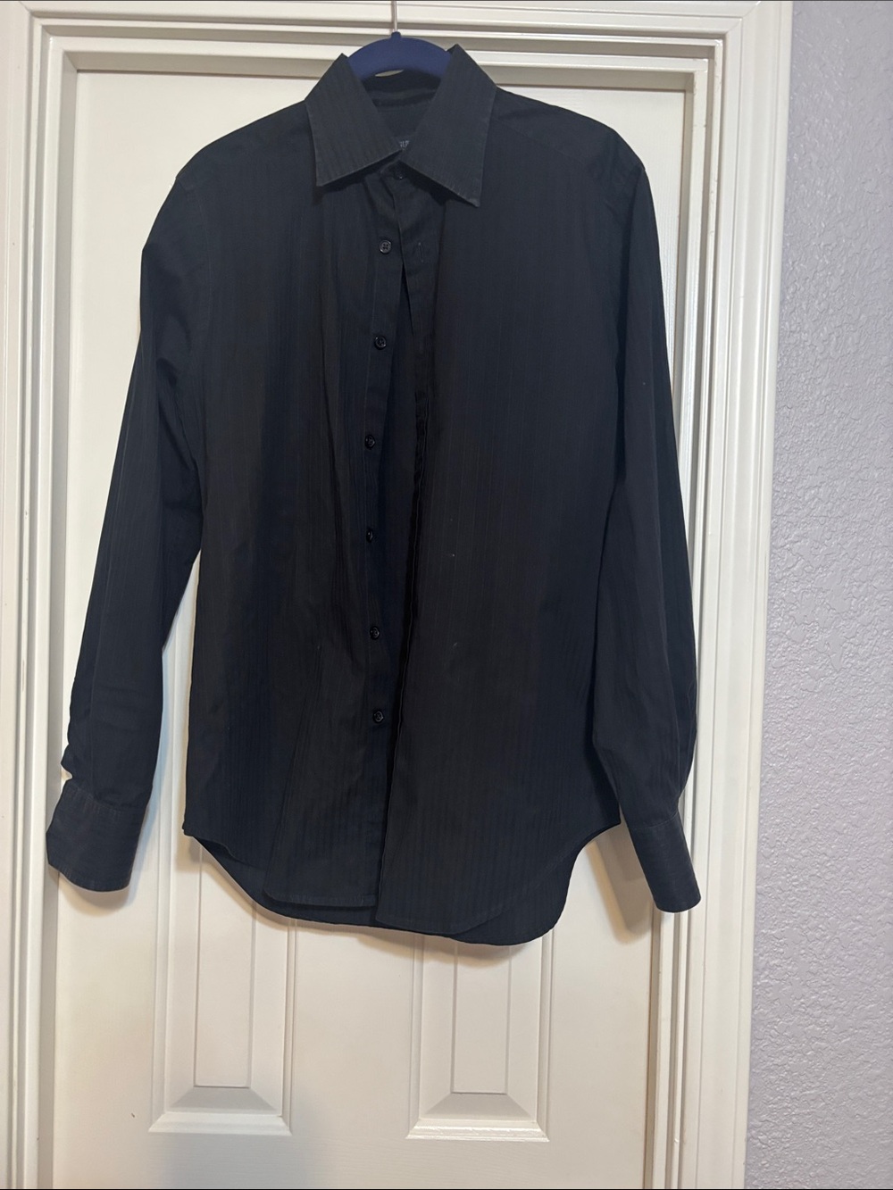 Guess by Black Long Sleeve Dress Shirt S/P